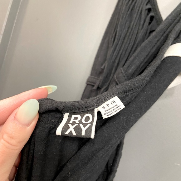 Good Condition - Roxy Maxi Dress - Size Small - Black Floor Length - Picture 4 of 4